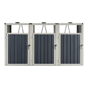 Deposito per Bidoni da Spazzatura 'Tarbek' Box per 3 Cassonetti da 240 L [pro.tec]