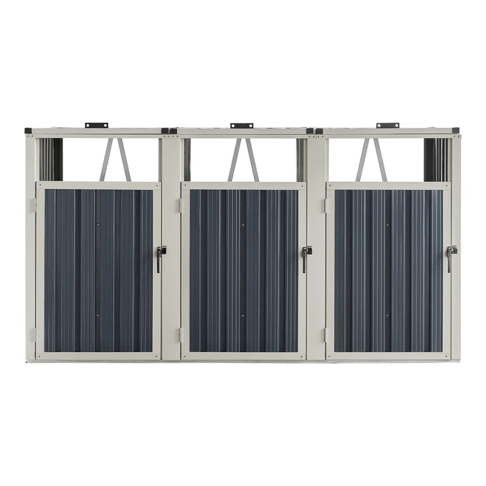 Deposito per Bidoni da Spazzatura 'Tarbek' Box per 3 Cassonetti da 240 L [pro.tec]