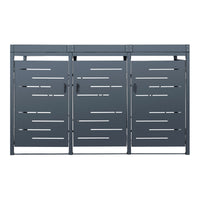 Copribidone esterno in acciaio zincato 122 x 196 x 80 cm 03_0006692