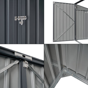 Deposito da Giardino Grebin per 2 Bidoni da 240 L [en.casa]