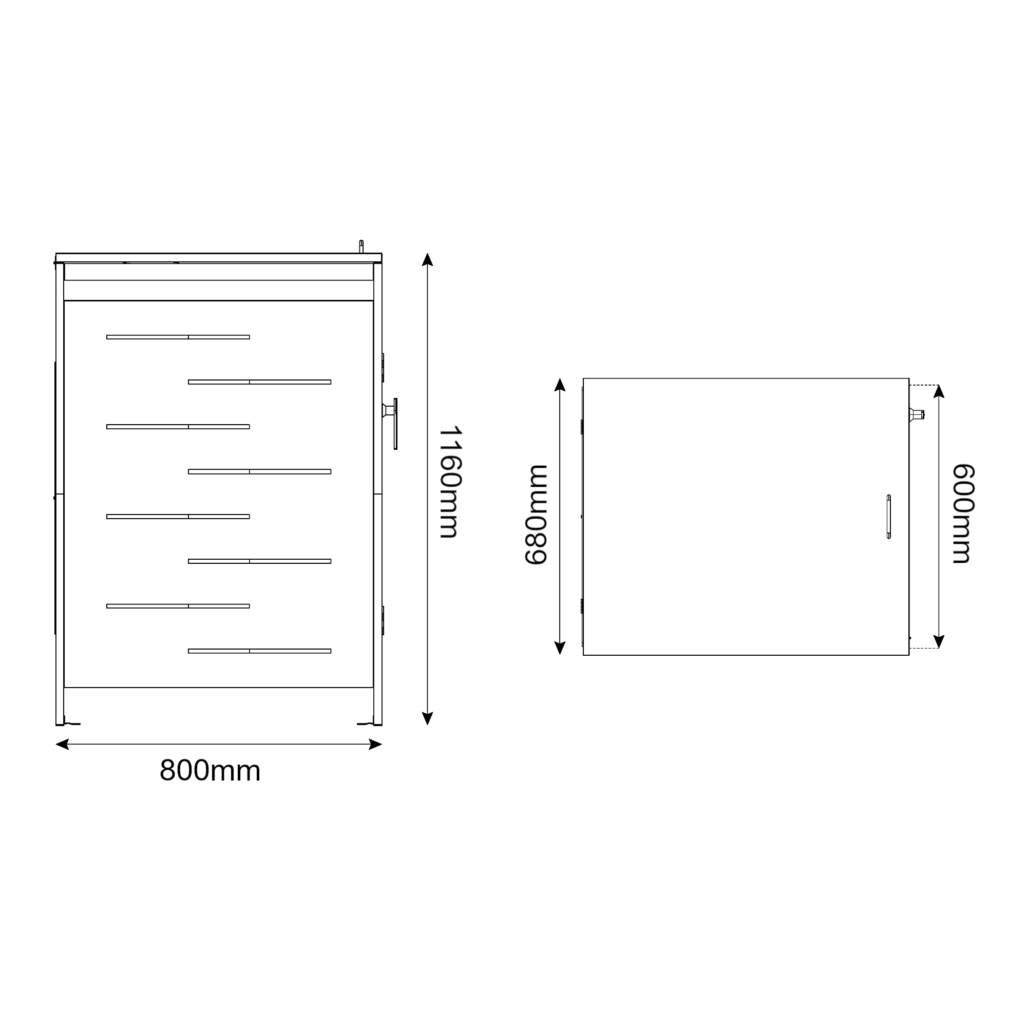 Box Copribidone Bernalda in Acciaio Deposito per 1 Bidone da 240L 116x68x80 cm Antracite casa.pro