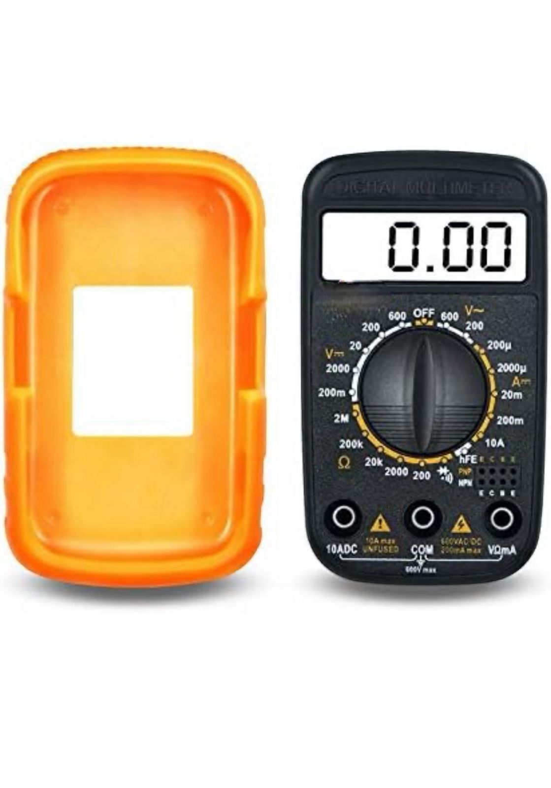 Multimetro Digitale Tester Professionale Tascabile con Cavi Puntali Display 830LN