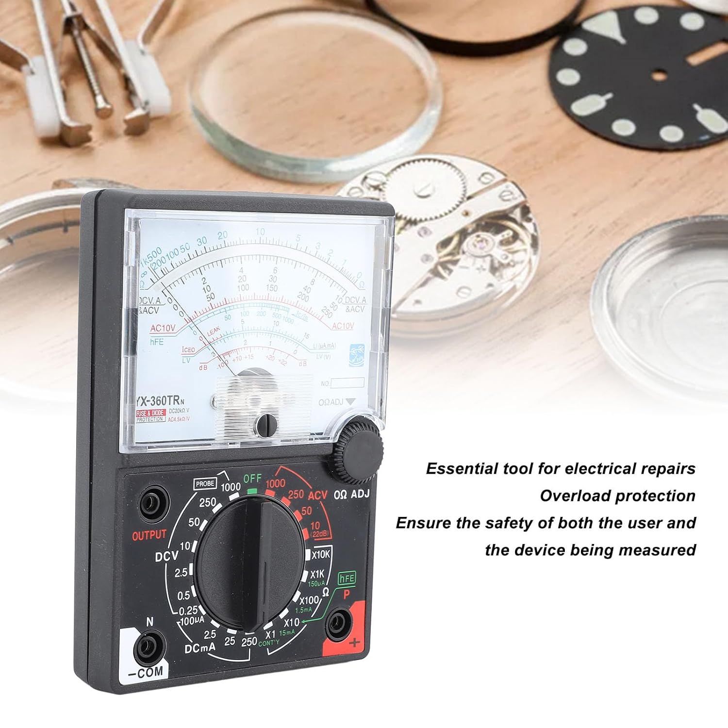 Multimetro tester analogico portatile voltmetro amperometro Ohmmetro YX-360TRN