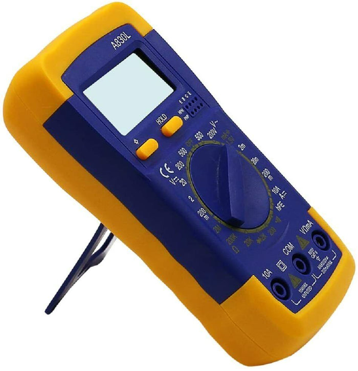 Multimetro tester digitale LCD professionale misuratore volt ampere ohm A830L