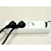 Multipresa Ciabatta Elettrica Con 2 USB e 3 Posti Schuko 10A Cavo Lungo 1,5 Metri Colore Bianco 3X1.5 mmq SKU-8774