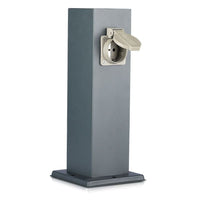 Multipresa da Giardino a Colonna con 2 Prese 16A in Acciaio Inossidabile h: 300mm Colore Grigio Scuro IP44