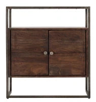 Mobiletto Burn cm 75X30X83 (Legno Di Acacia Nilotica)