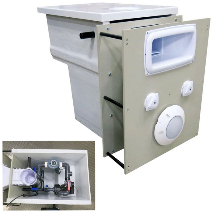 Muro filtrante Filtrinov per piscine in casseri - potenza 14 m³/h - Muro Filtrante Filtrinov Per Piscine In Casseri - Potenza 14 M³/h By-pass E Sterilizzatore