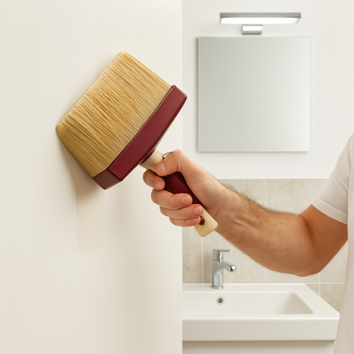 Plafone setola bionda a mazzetti finiture precise muri grandi superfici 50x150mm