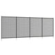 Recinzione Barriera di Sicurezza per Piscina a Rete, Set di 4 Pannelli, 365L x 126H cm, Nero