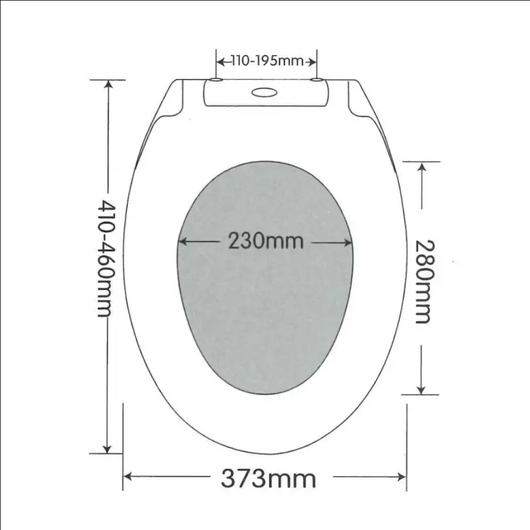Sedile wc universale termoindurente bianco cerniere acciaio inox sgancio rapido