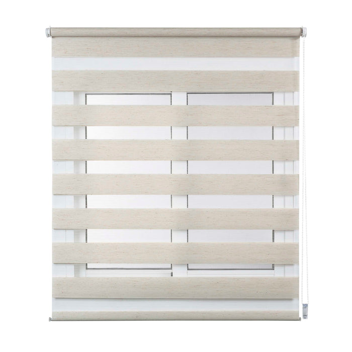 Tenda a Rullo giorno / notte installazione senza foratura EasyFix Lino 150x180 cm