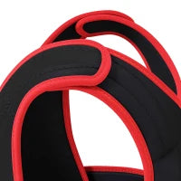 Giubbotto Zavorrato 20kg Unisex 38 Pesi Singoli, Imbottitura, Chiusure, Nero e Rosso