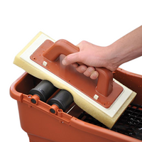 Vaschetta plastica rulli frattone spugna sweepex rimozione stuccatura