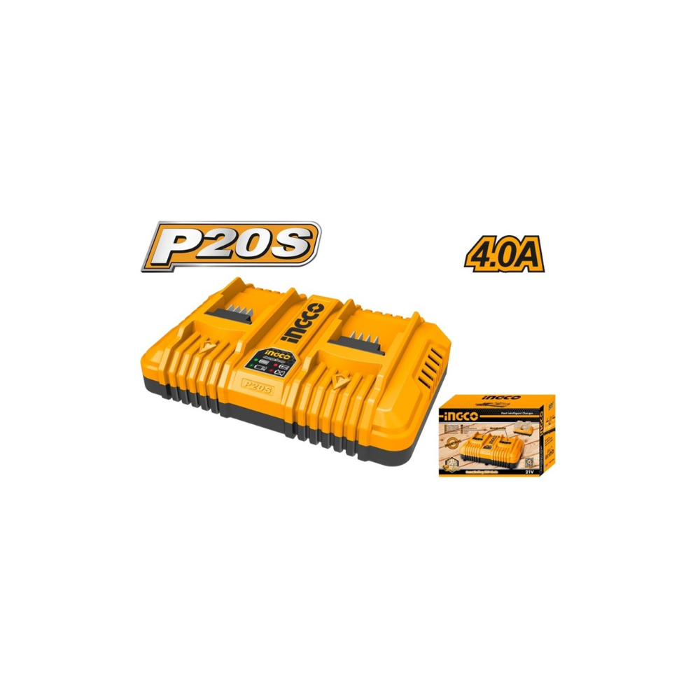 Caricabatterie portatile 4ah doppio ingresso ricarica rapida elettroutensili