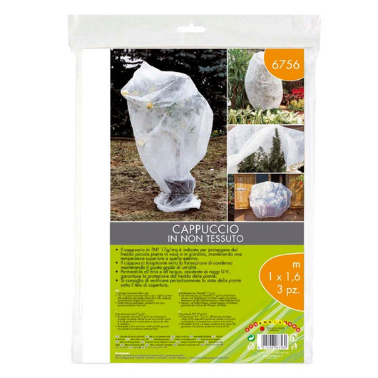 Telo protettivo piante agrivelo in tnt 1,0 x 1,6 metri busta da 3 pezzi