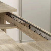 Tavolo da pranzo estendibile, da 180 a 260 cm, per 6-10 persone, in legno