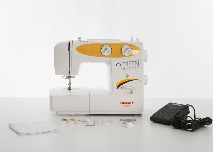 Necchi N85, macchina per cucire meccanica, 23 punti cucitura e asola in 4 tempi