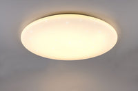 NAGANO PLAFONIERA LED 72W 8500lm, 3000 - 5500K ROTONDA ACRILICO EFFETTO CIELO STELLATO CON TELECOMANDO D. 80CM DIMMERABILE