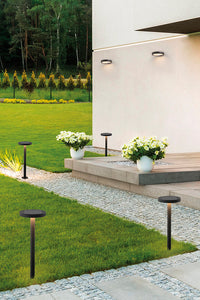 Applique da parete Nap solare antracite a led da 2,2w a batteria IP54