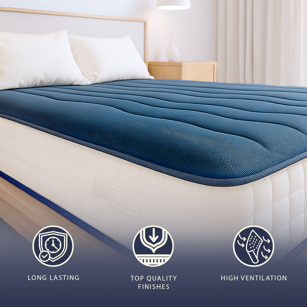 Materasso singolo 80 X 190 cm in Waterfoam Anallergico | Altezza 20 cm | Dispositivo Medico Classe 1 | Medio Rigido, Antibatterico e Traspirante | Made in Italy