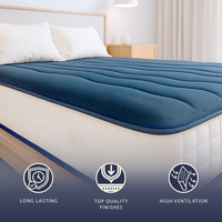 Materasso singolo 80 X 190 cm in Waterfoam Anallergico | Altezza 20 cm | Dispositivo Medico Classe 1 | Medio Rigido, Antibatterico e Traspirante | Made in Italy