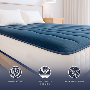 Materasso singolo 80 X 190 cm in Waterfoam Anallergico | Altezza 20 cm | Dispositivo Medico Classe 1 | Medio Rigido, Antibatterico e Traspirante | Made in Italy