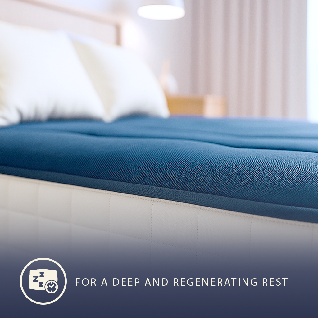 Materasso matrimoniale 180 X 200 cm in Waterfoam Anallergico | Altezza 20 cm | Dispositivo Medico Classe 1 | Medio Rigido, Antibatterico e Traspirante | Made in Italy