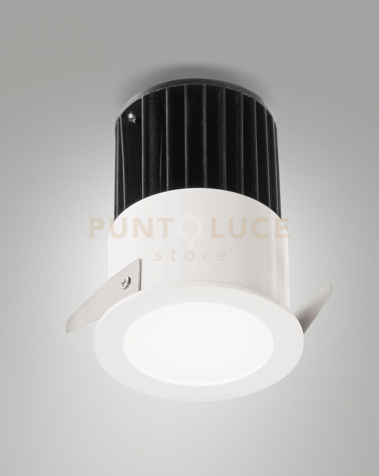 NASCA FARETTO INCASSO TONDO BIANCO D.6,2CM C/DRIV 12W 3000K 1150LM