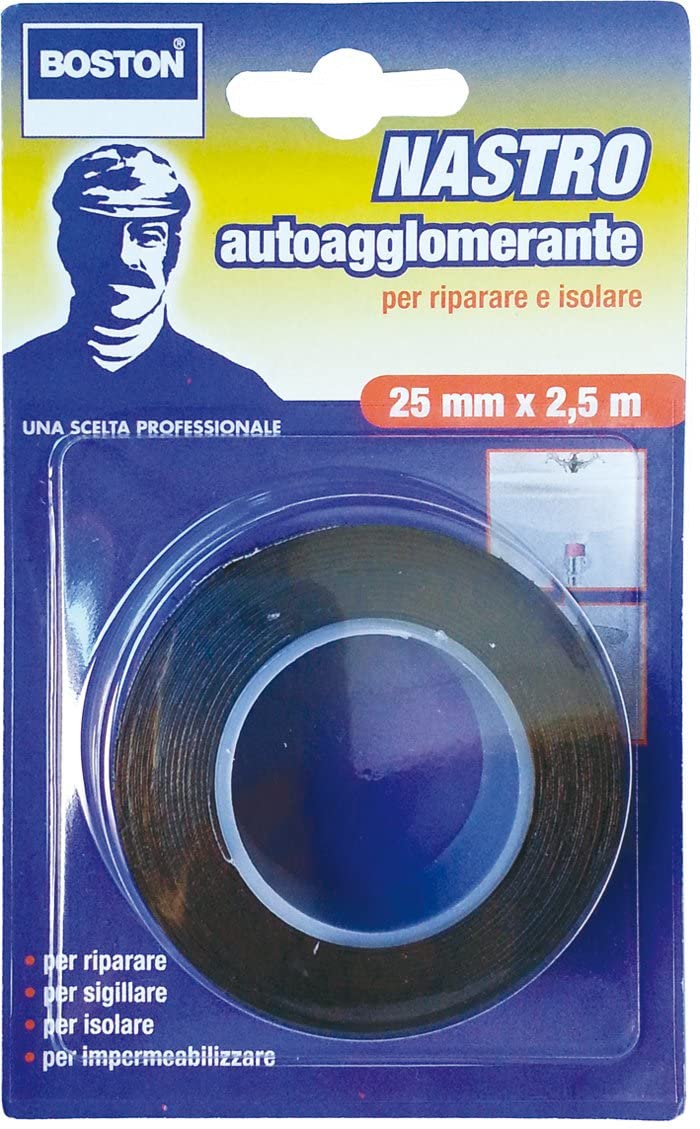 NASTRO AUTOAGGLOMERANTE NERO - BOSTON