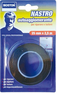 NASTRO AUTOAGGLOMERANTE NERO - BOSTON