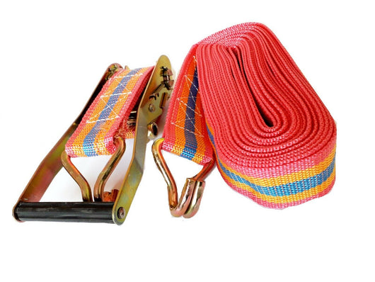 NASTRO CINGHIA A CRICCHETTO 10MT 2" FIBBIA ANCORAGGIO FERMA BAGAGLI FUNE CORDA