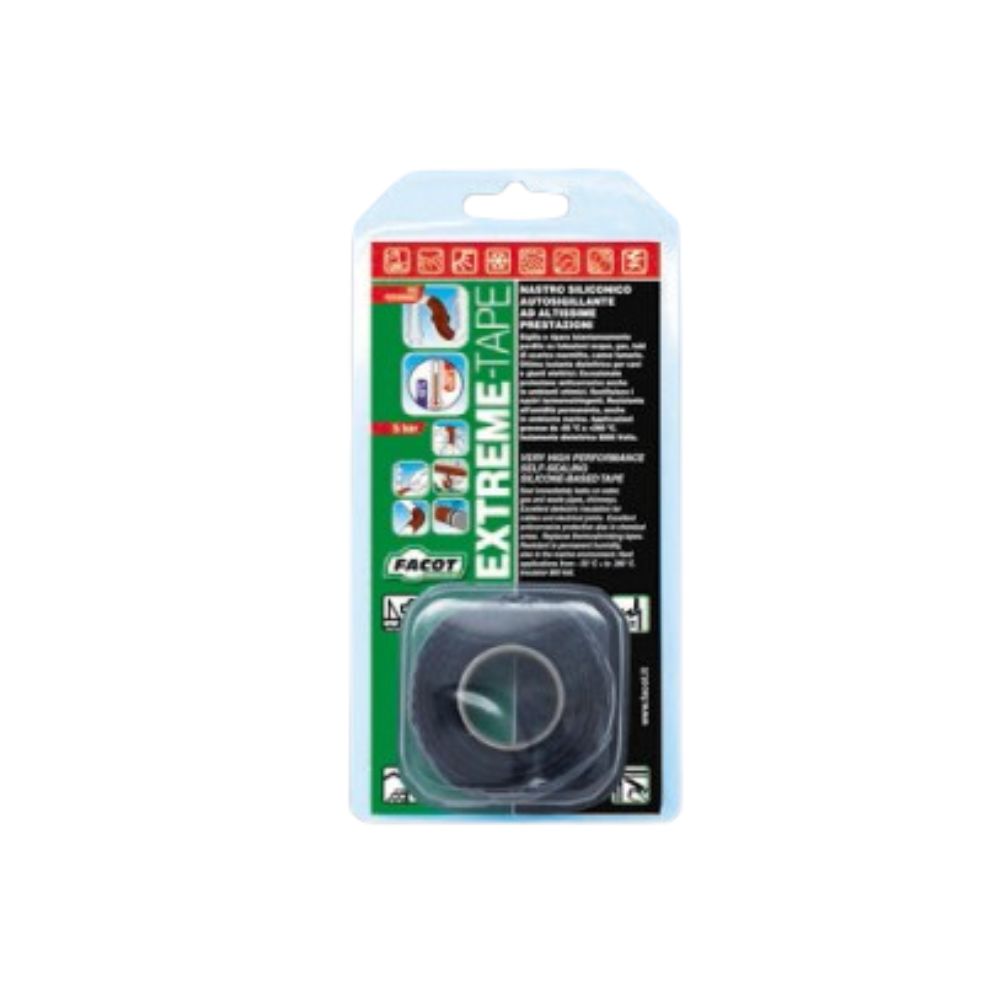 NASTRO RESISTENTE NERO 25,4 mm x 3 m EXTREME-TAPE - FACOT