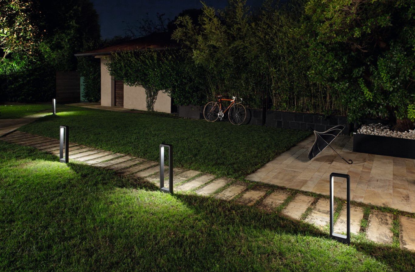 NATURE PALETTO DA ESTERNO 4000K 698LM 12W IP65 NERO H.80CM