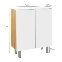 Scarpiera Moderna per 15-20 Paia di Scarpe, 5 Ripiani e Chiusura Ammortizzata, Bianco Lucido