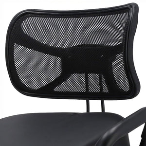 Neil - Sedia Sgabello Ergonomico Posturale Ortopedico con Schienale max 110 Kg Nero