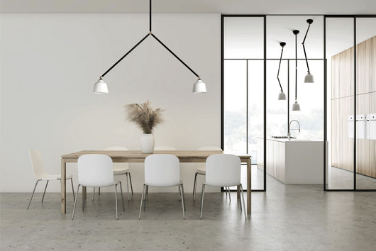 NEORETRO APPLIQUE DA PARETE 1 LUCE GRANDE SNODABILE D.17,5CM MONTATURA NERA DIFFUSORE VETRO BIANCO