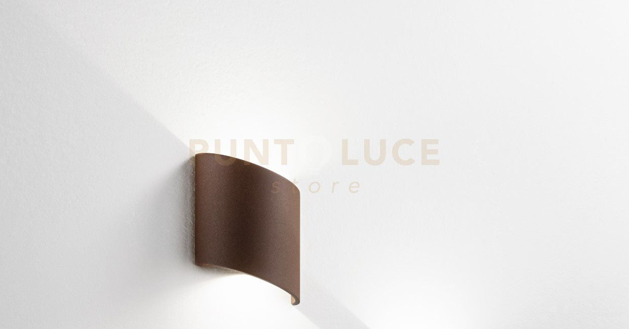 NEVIO APPLIQUE 6W 595LM 4000K IP54 CORTEN H.15CM