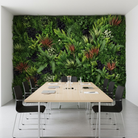 Pannello decorativo siepe artificiale interni esterni 100 x 100 x h5 cm kenya