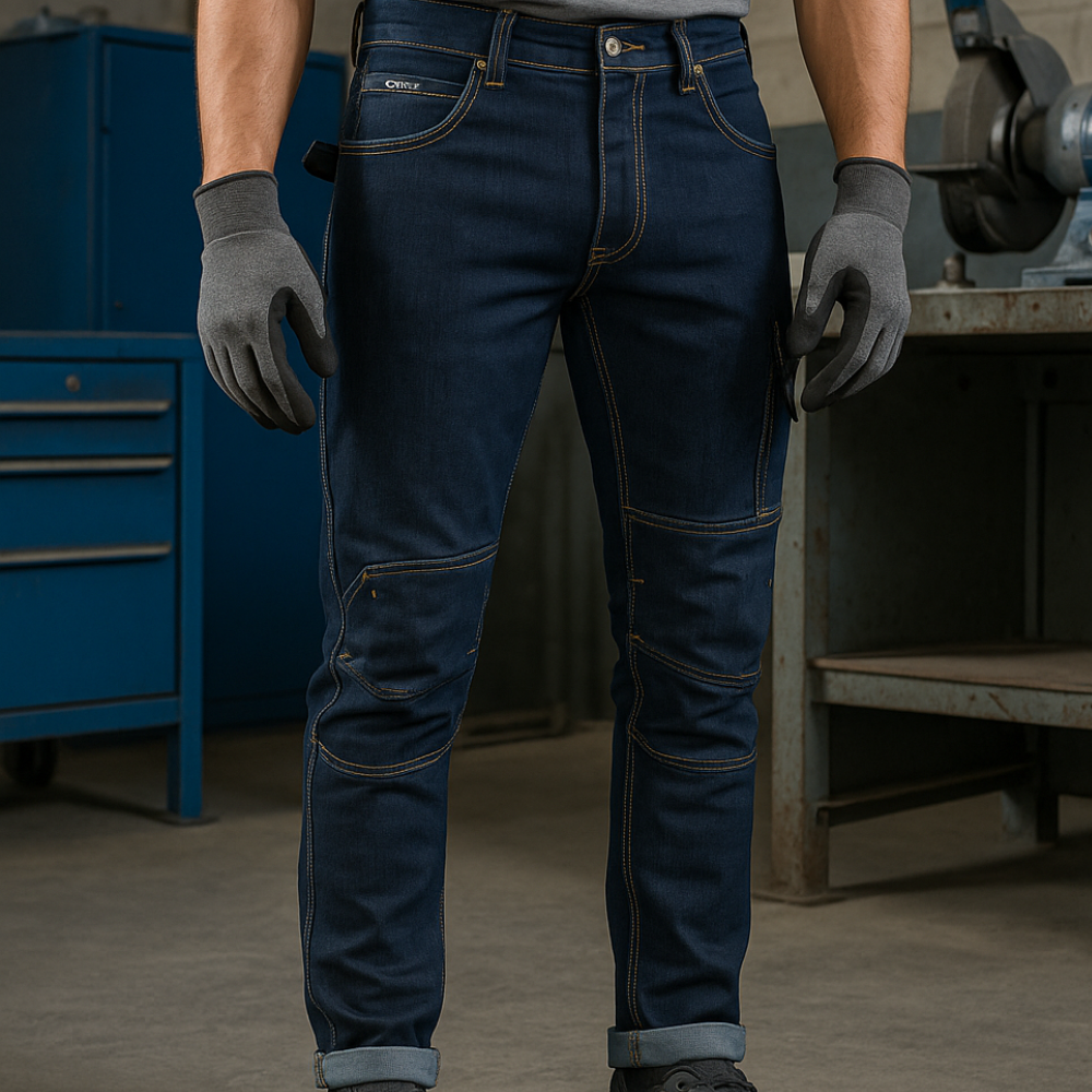 Pantalone da lavoro 4 tasche elasticizzato resistente cotone quarteira cofra *** taglia- 46, confezione 1