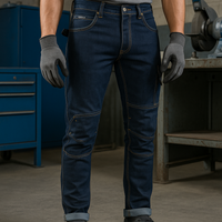 Pantalone da lavoro 4 tasche elasticizzato resistente cotone quarteira cofra *** taglia- 46, confezione 1