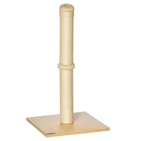 Tiragraffi per Gatti con Palo in Sisal Alto 60 cm e Base in Truciolato, Beige
