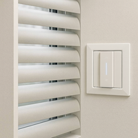 Bticino living now cover illuminabile 1 modulo per pulsanti e tapparelle *** colore bianco, confezione 1