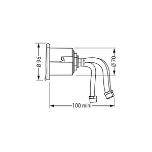 NICCHIA CROMAT TONDA C/MISCELATORE