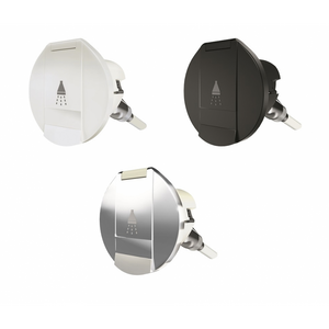 NICCHIA NERA TONDA CON DOCCETTA