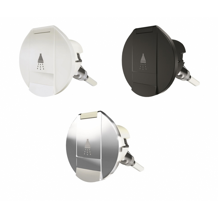 NICCHIA NERA TONDA CON DOCCETTA