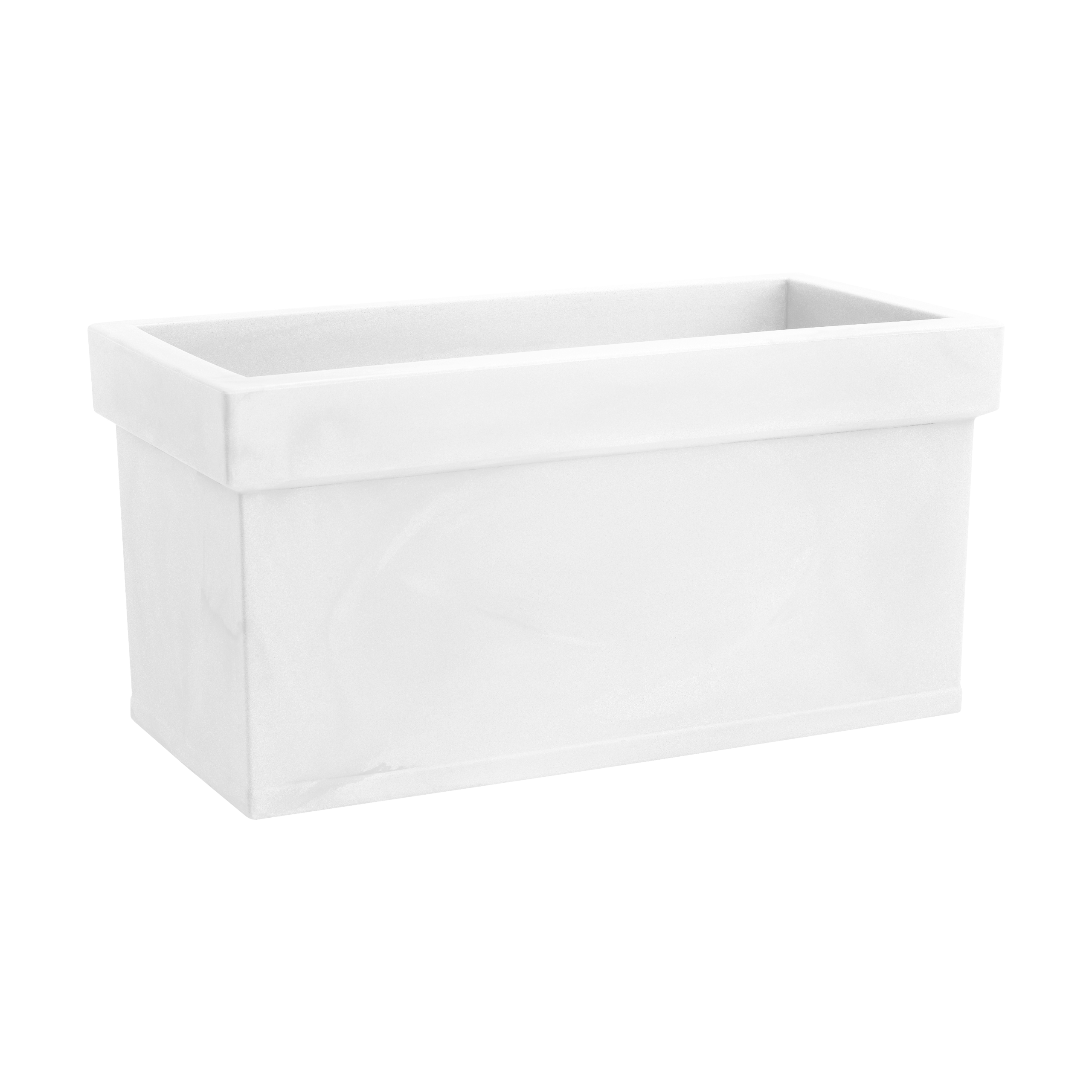 Nicoli vaso in resina Themis Cassetta 80 cm