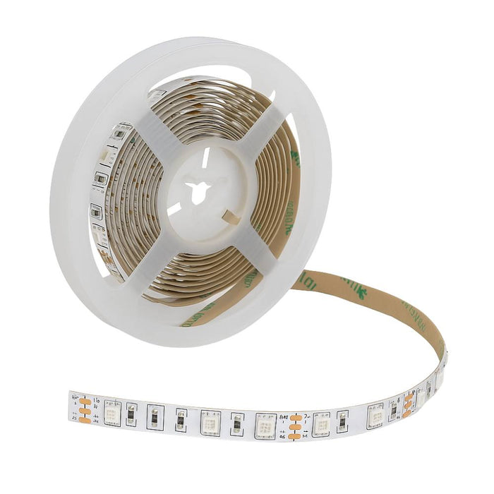 Kit striscia led rgb optonica 4322 5m con alimentatore ir