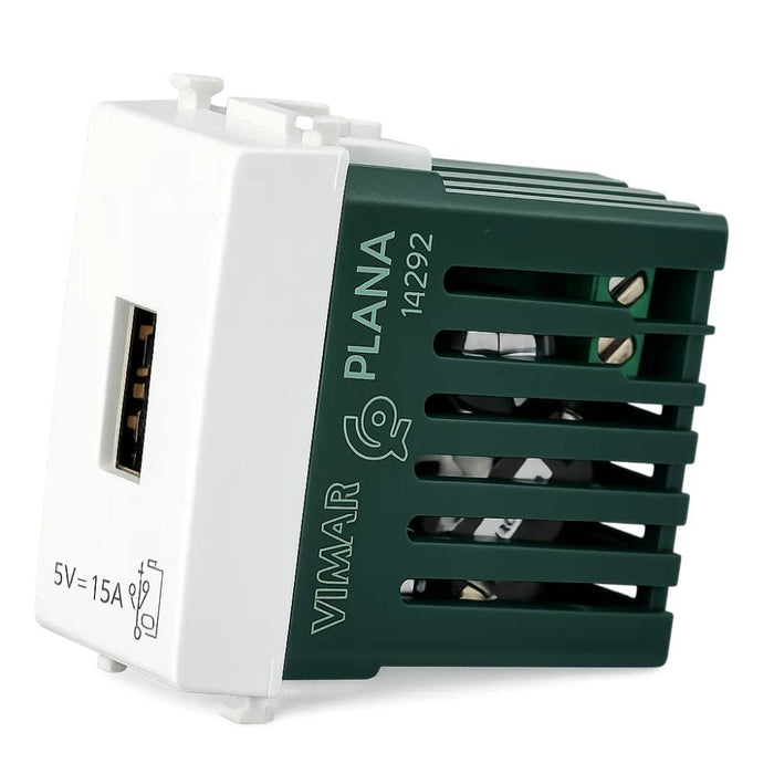 Unità di alimentazione usb 5v 1 5a bianca per uso domestico