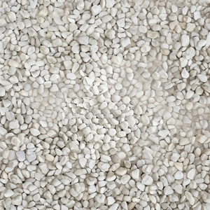 Pavimento drenante fai da te ciottoli in marmo e resina bianco carrara 15,750 kg